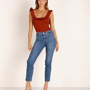 LEVIS Wedgie Icon Fit High Charleston Moves Jeans